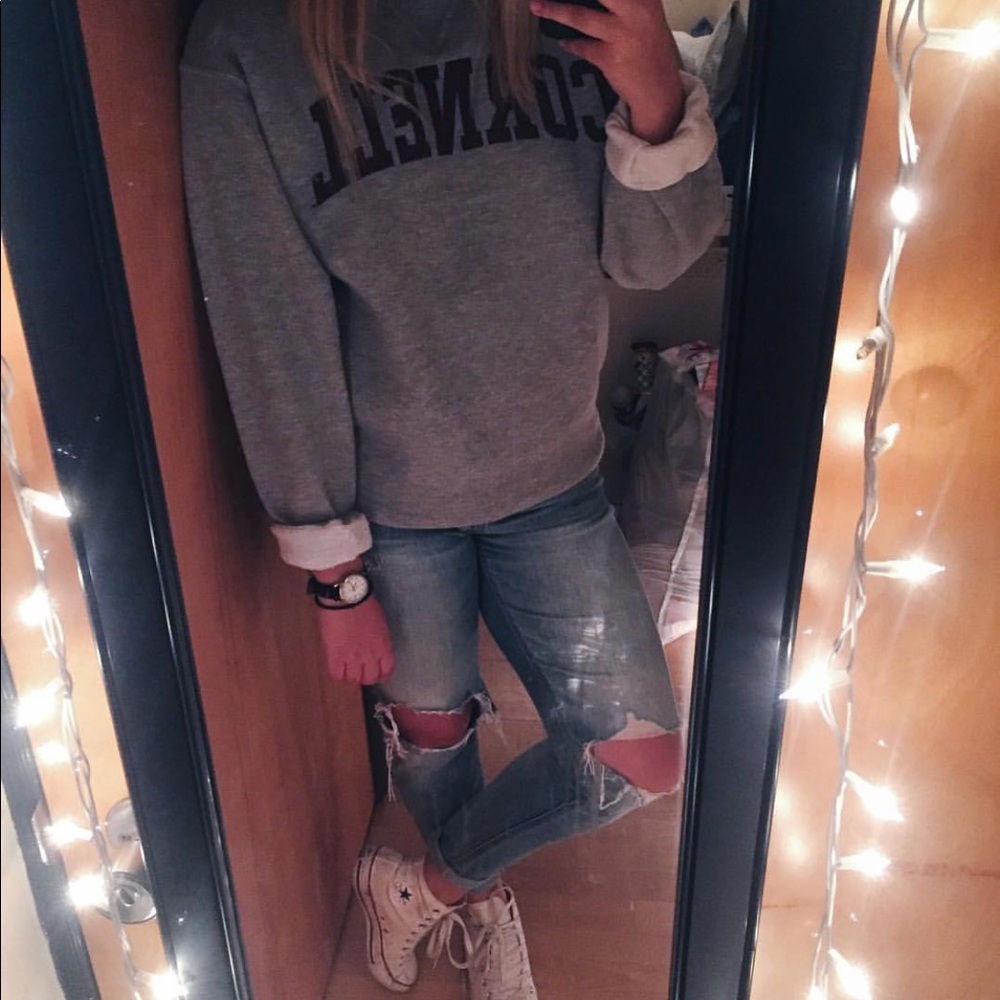 American Eagle Light Wash Tomgirl Jeans